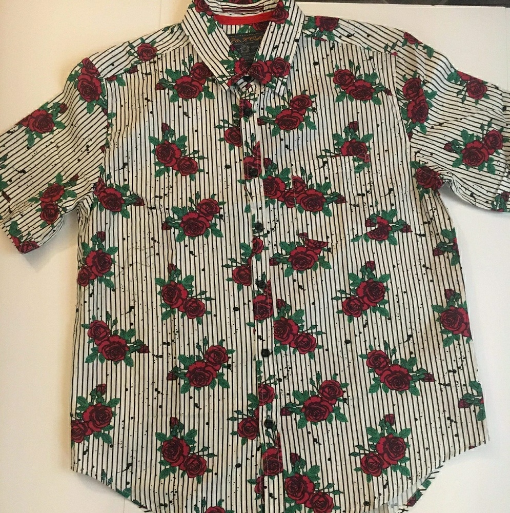 Large P&K cuffs button shirt